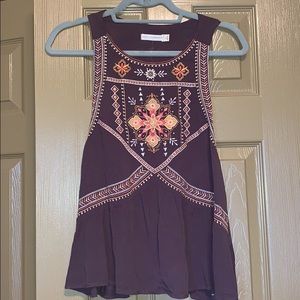 Tribal print tank top